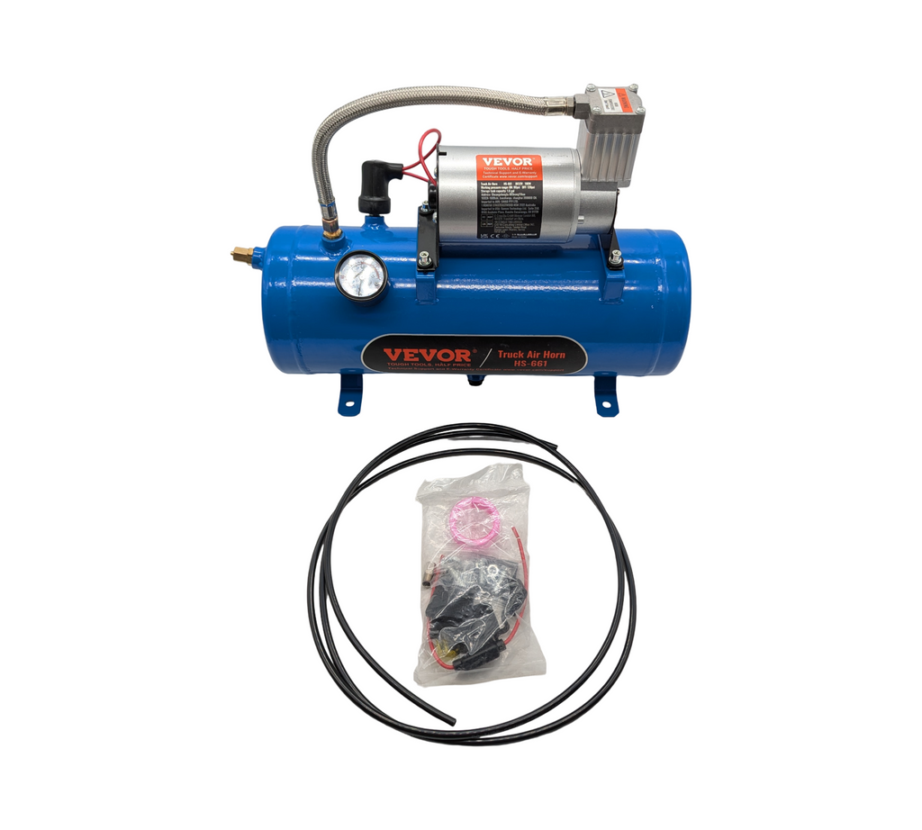 VEVOR 12V Luftkompressor 6L Tank Zughorn-Kompressorkit 90-120 psi
