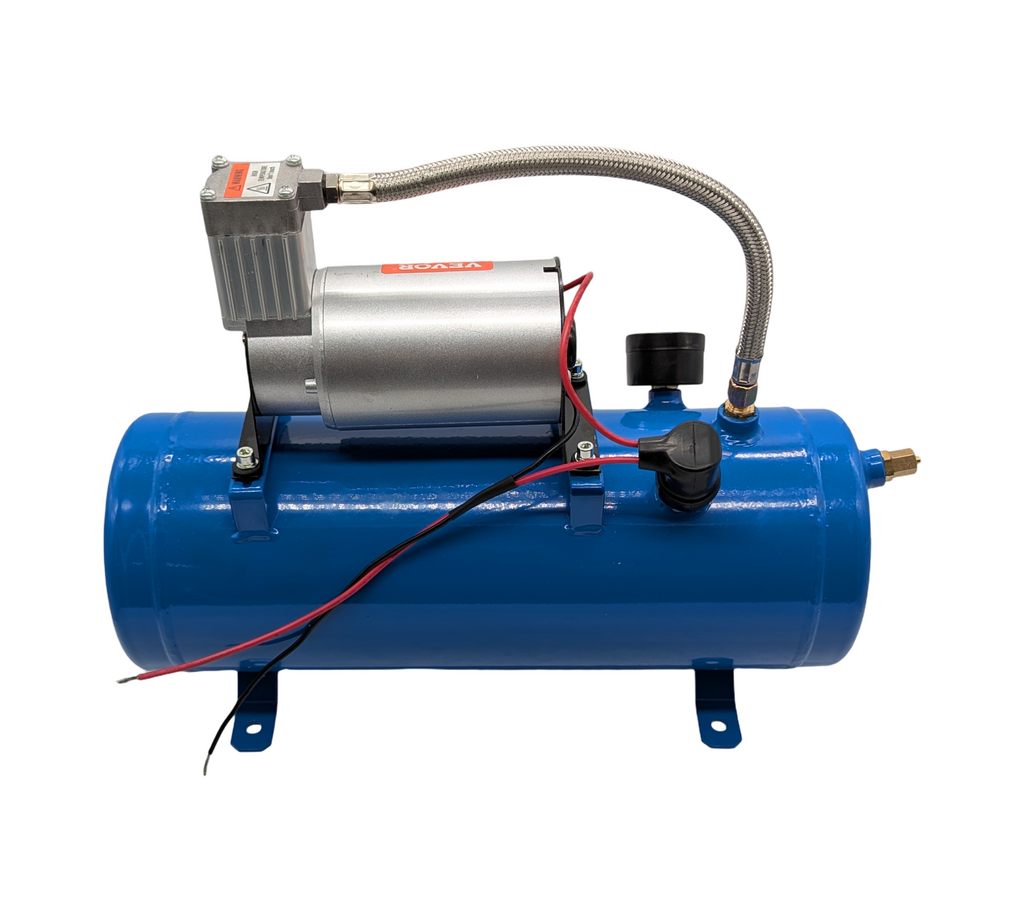 VEVOR 12V Luftkompressor 6L Tank Zughorn-Kompressorkit 90-120 psi