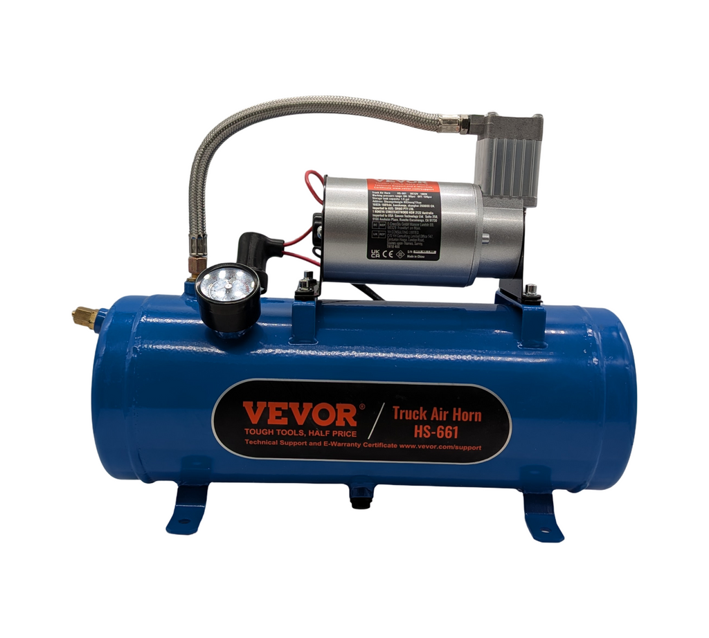 VEVOR 12V Luftkompressor 6L Tank Zughorn-Kompressorkit 90-120 psi