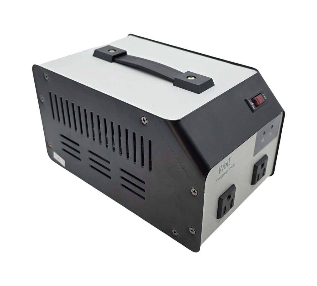 Well Spannungswandler 220V auf 110V 1000VA 2 Ausgänge