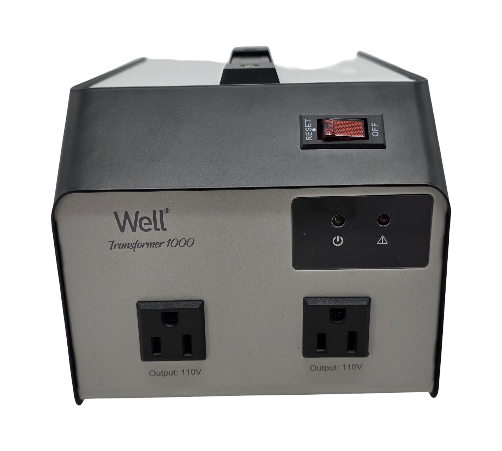 Well Spannungswandler 220V auf 110V 1000VA 2 Ausgänge