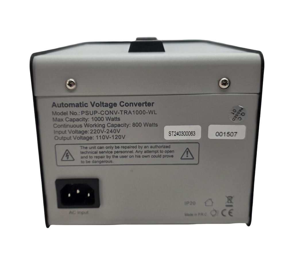 Well Spannungswandler 220V auf 110V 1000VA 2 Ausgänge