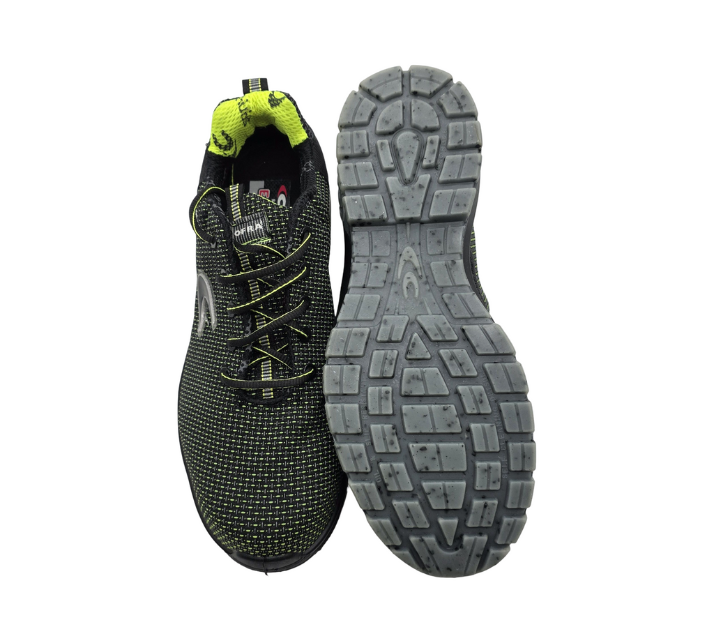 Cofra 20320-000.W44 REVIVAL S3 SRC Sicherheitsschuhe Schwarz/Gelb Gr.44