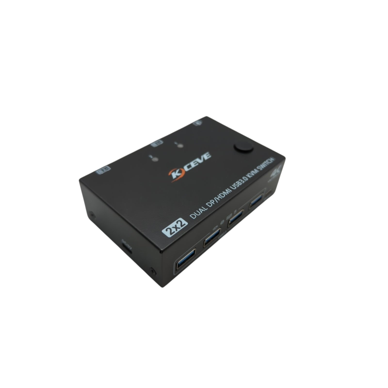KVE DP HDMI KVM-Switch 2 Computer 2 Monitore USB 3.0 4K@60Hz