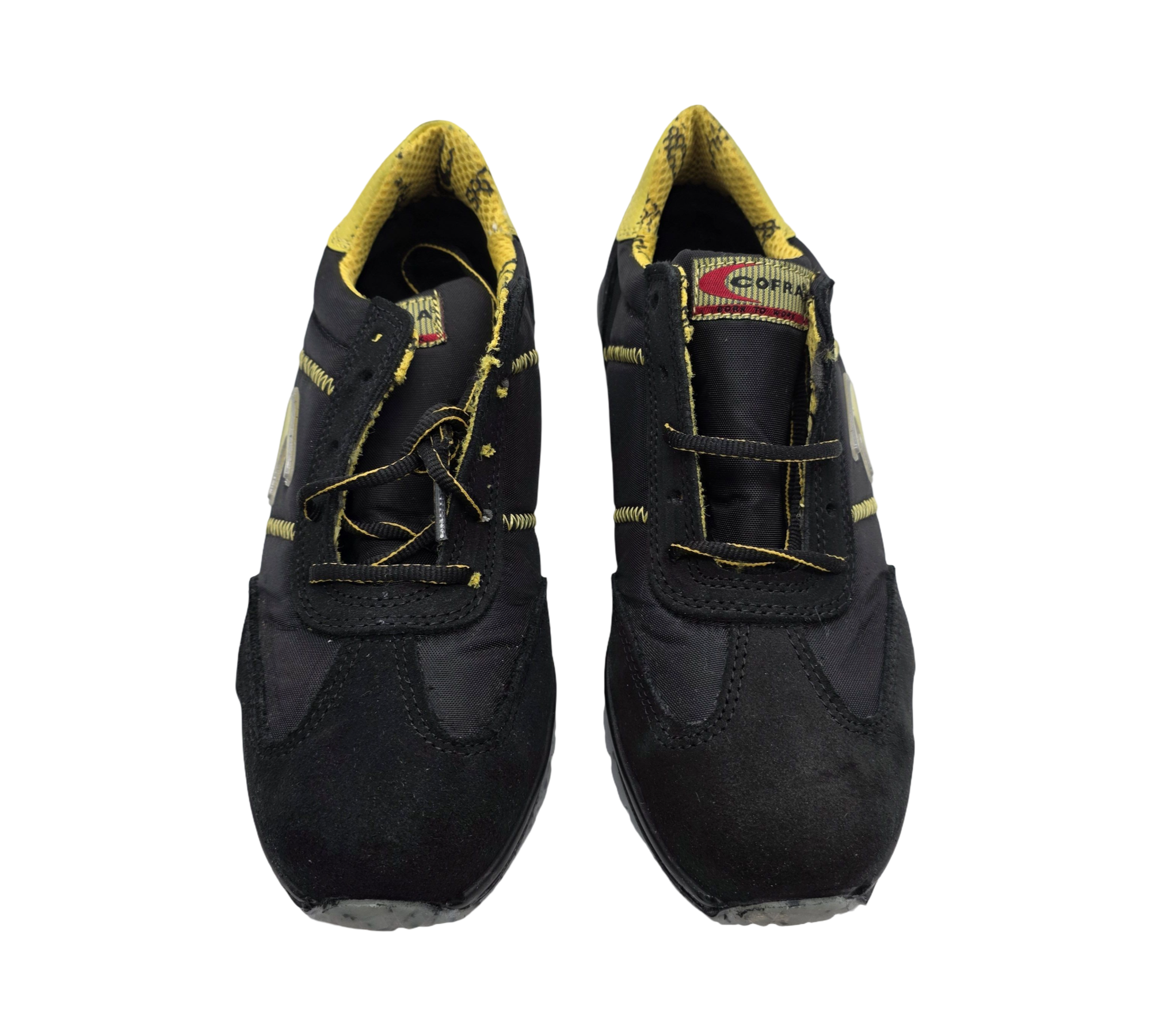 Cofra 78400-000.W42 OWENS S1 P SRC Sicherheitsschuhe, Schwarz/Gelb, Größe 42