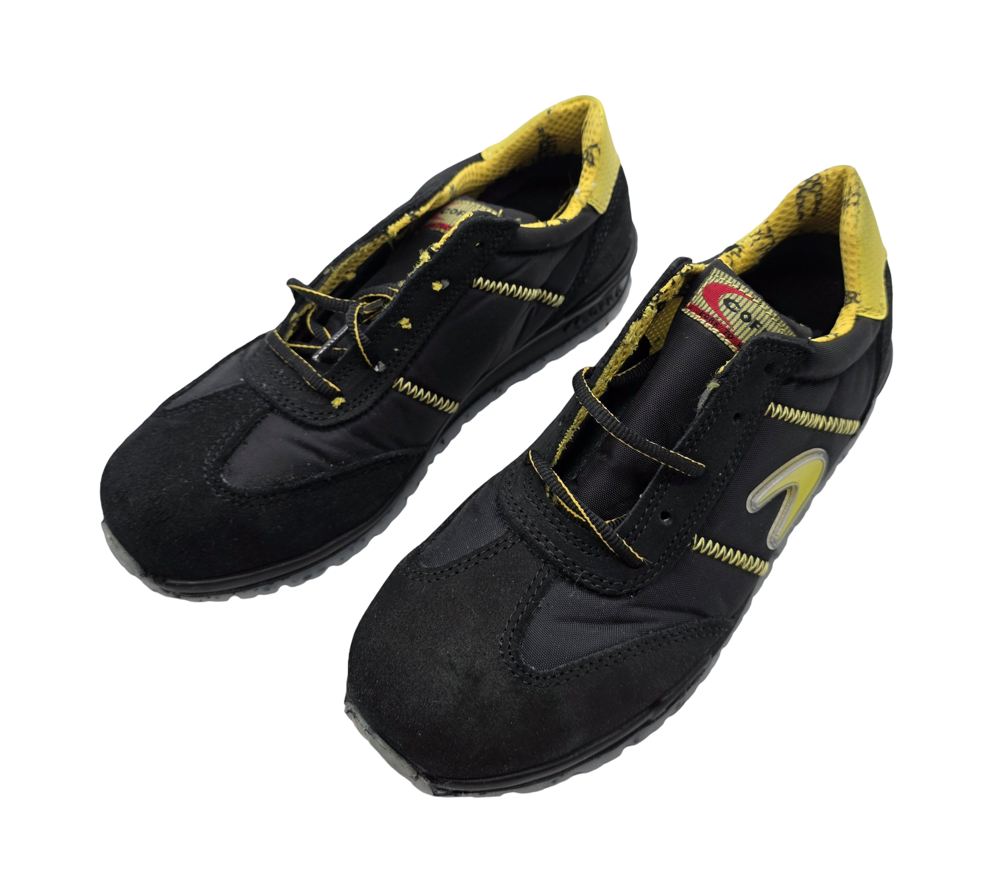 Cofra 78400-000.W42 OWENS S1 P SRC Sicherheitsschuhe, Schwarz/Gelb, Größe 42