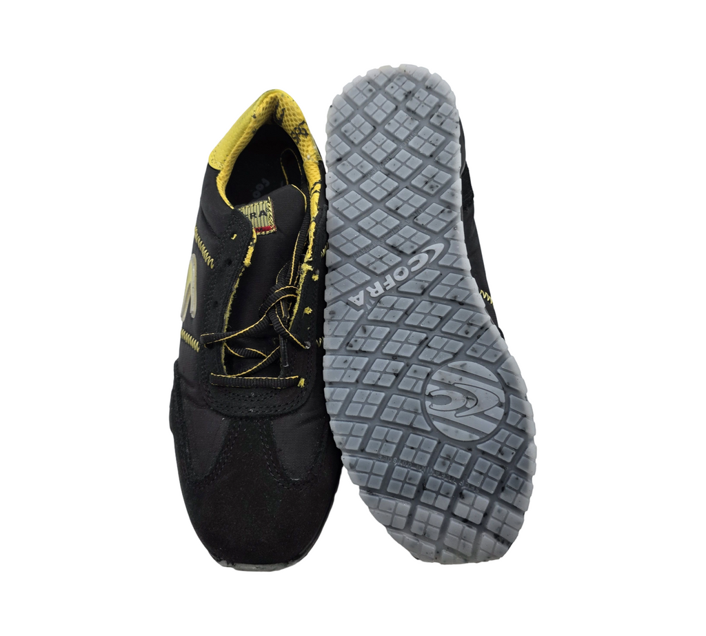 Cofra 78400-000.W42 OWENS S1 P SRC Sicherheitsschuhe, Schwarz/Gelb, Größe 42