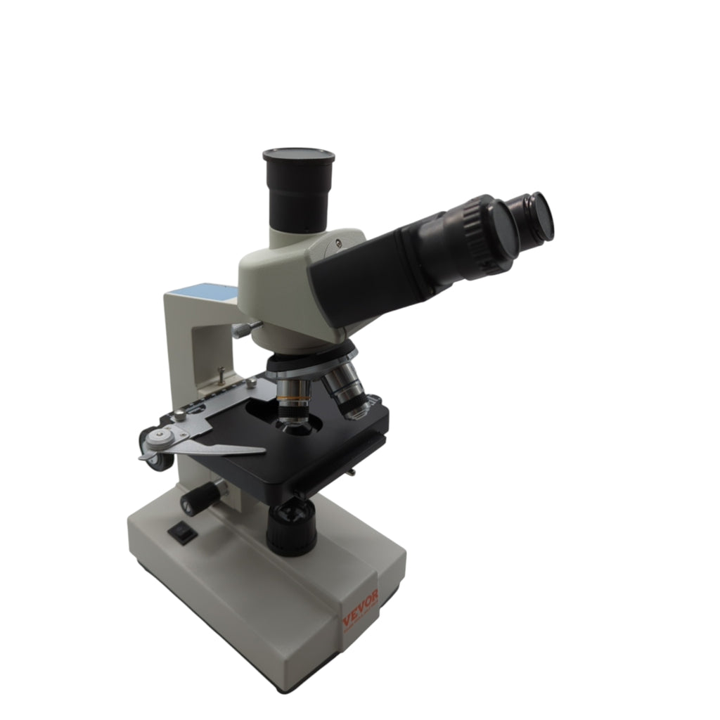 VEVOR Trinokulares Labormikroskop Auflicht 40-500X 4X-100X