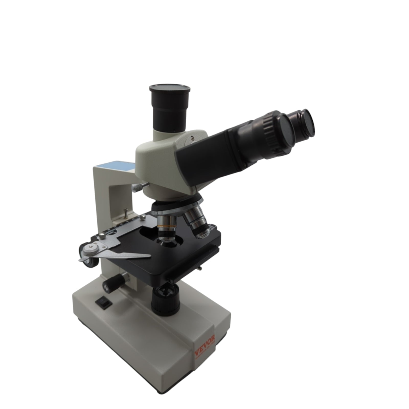 VEVOR Trinokulares Labormikroskop Auflicht 40-500X 4X-100X