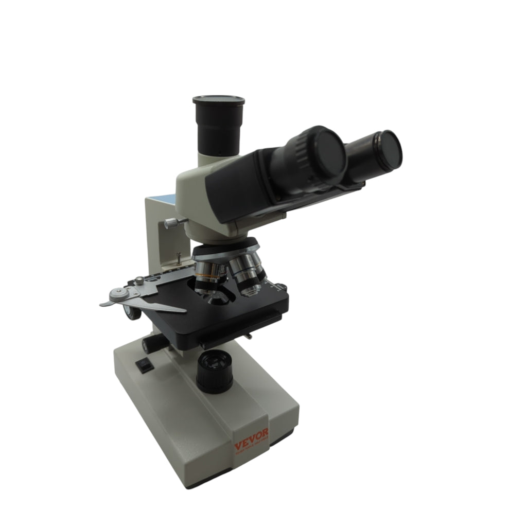 VEVOR Trinokulares Labormikroskop Auflicht 40-500X 4X-100X