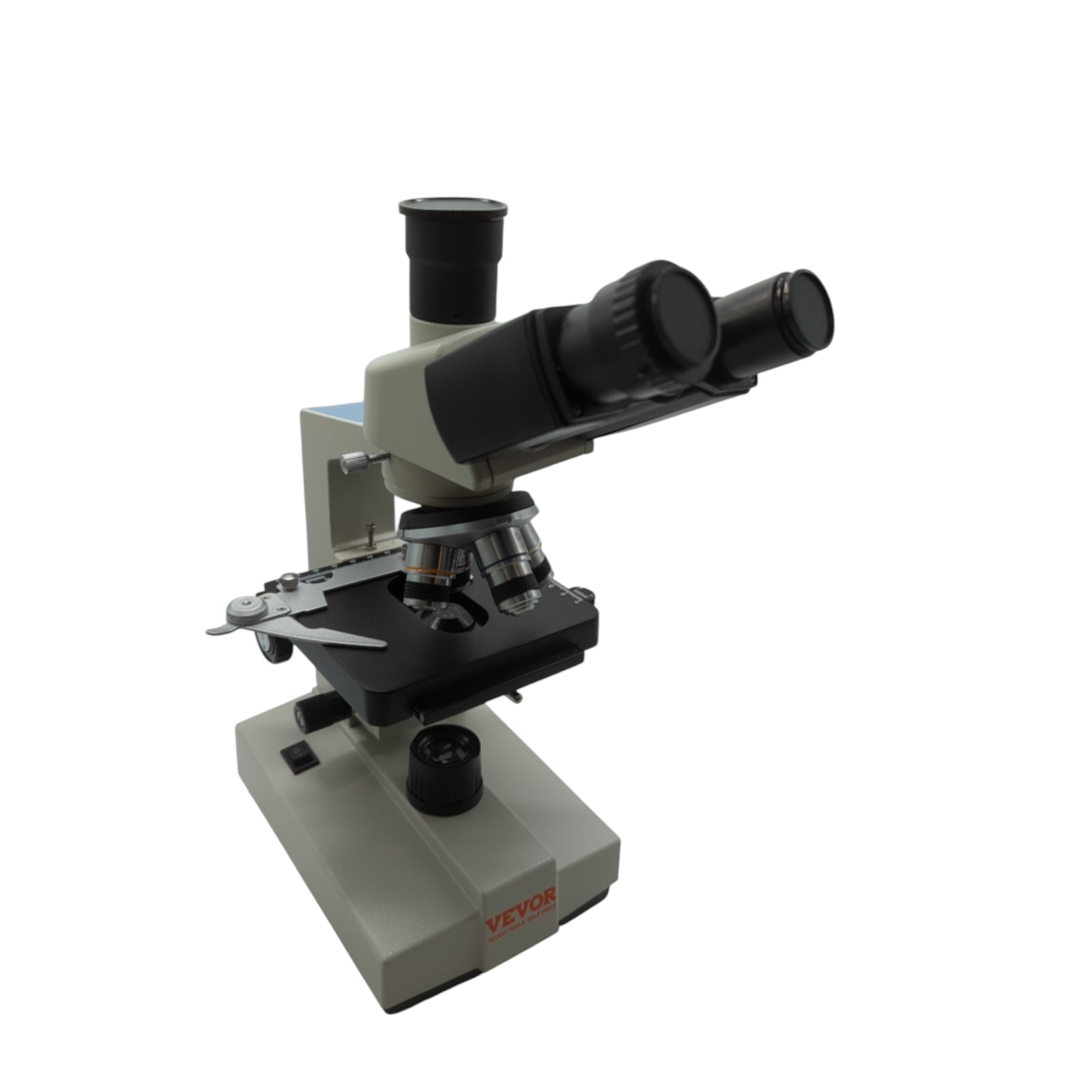 VEVOR Trinokulares Labormikroskop Auflicht 40-500X 4X-100X