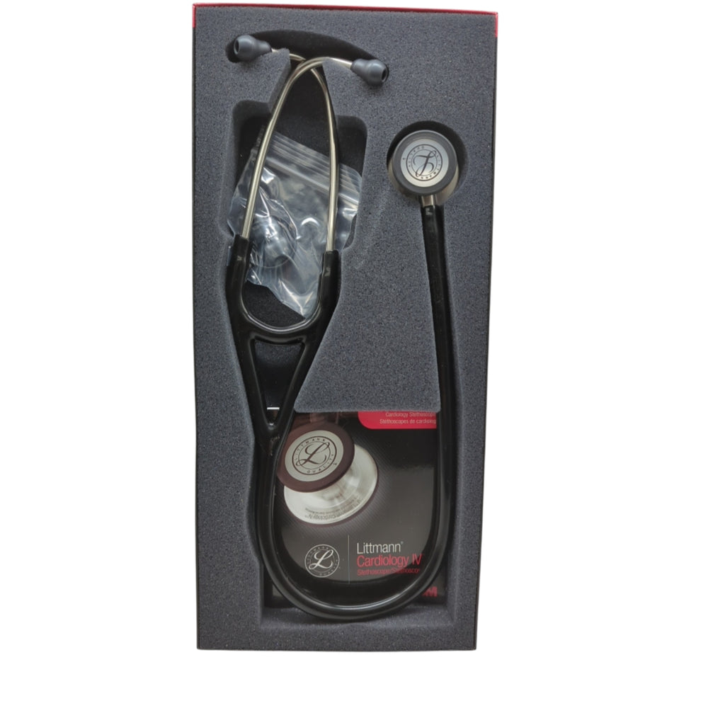 3M Littmann Cardiology IV Diagnostik-Stethoskop 6152 Schwarz 69 cm