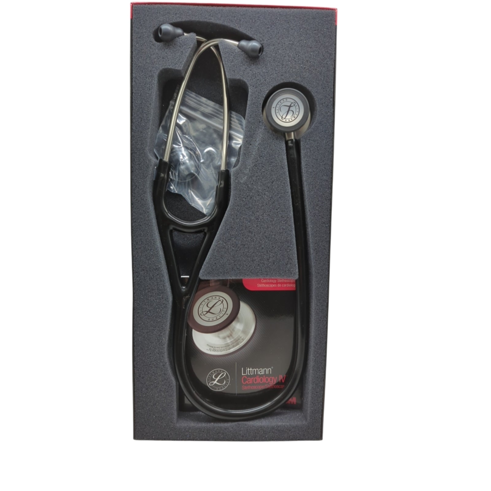 3M Littmann Cardiology IV Diagnostik-Stethoskop 6152 Schwarz 69 cm