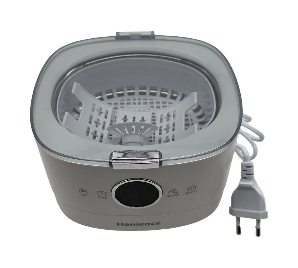 Ultraschallreiniger 750 ml 50 W 46000 Hz Display Entgasung für Brillen