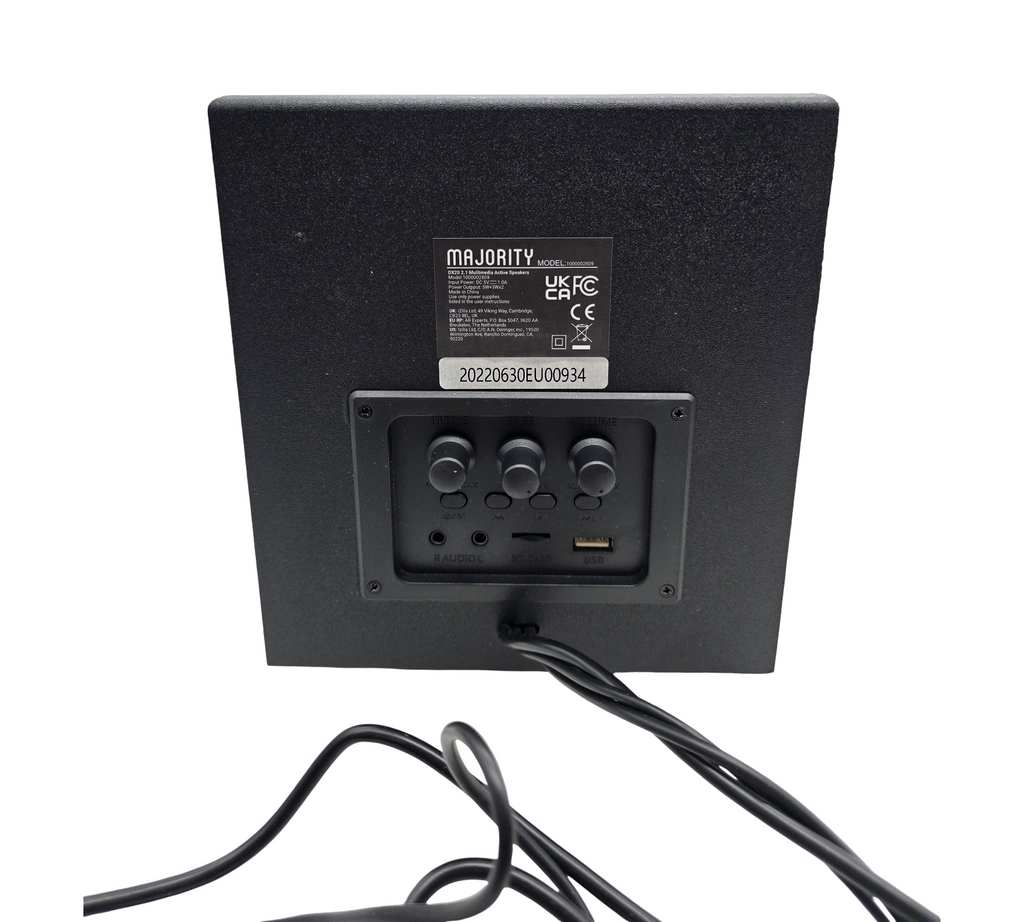MAJORITY DX20 2.1 PC-Lautsprecher Subwoofer 80W Bluetooth USB-MP3