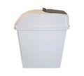 TTS Cleaning 00005480 Elle Behälter Klappdeckel Pedal 17 L Weiß