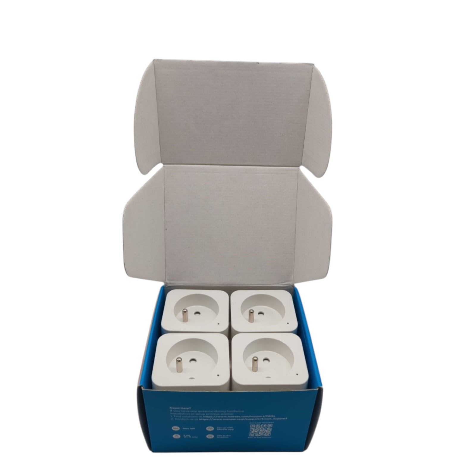 Meross Smart Steckdose Typ E 16A WLAN 4er-Pack Verbrauchsmessung