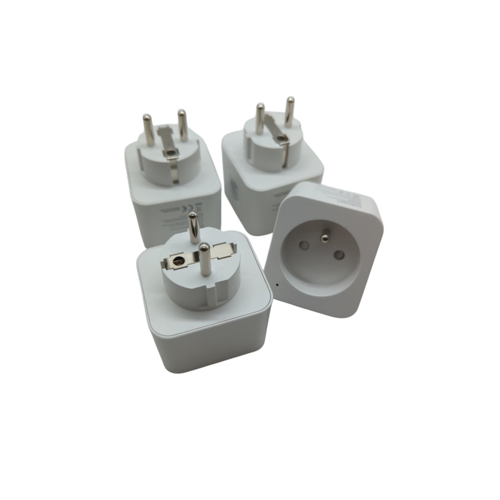 Meross Smart Steckdose Typ E 16A WLAN 4er-Pack Verbrauchsmessung