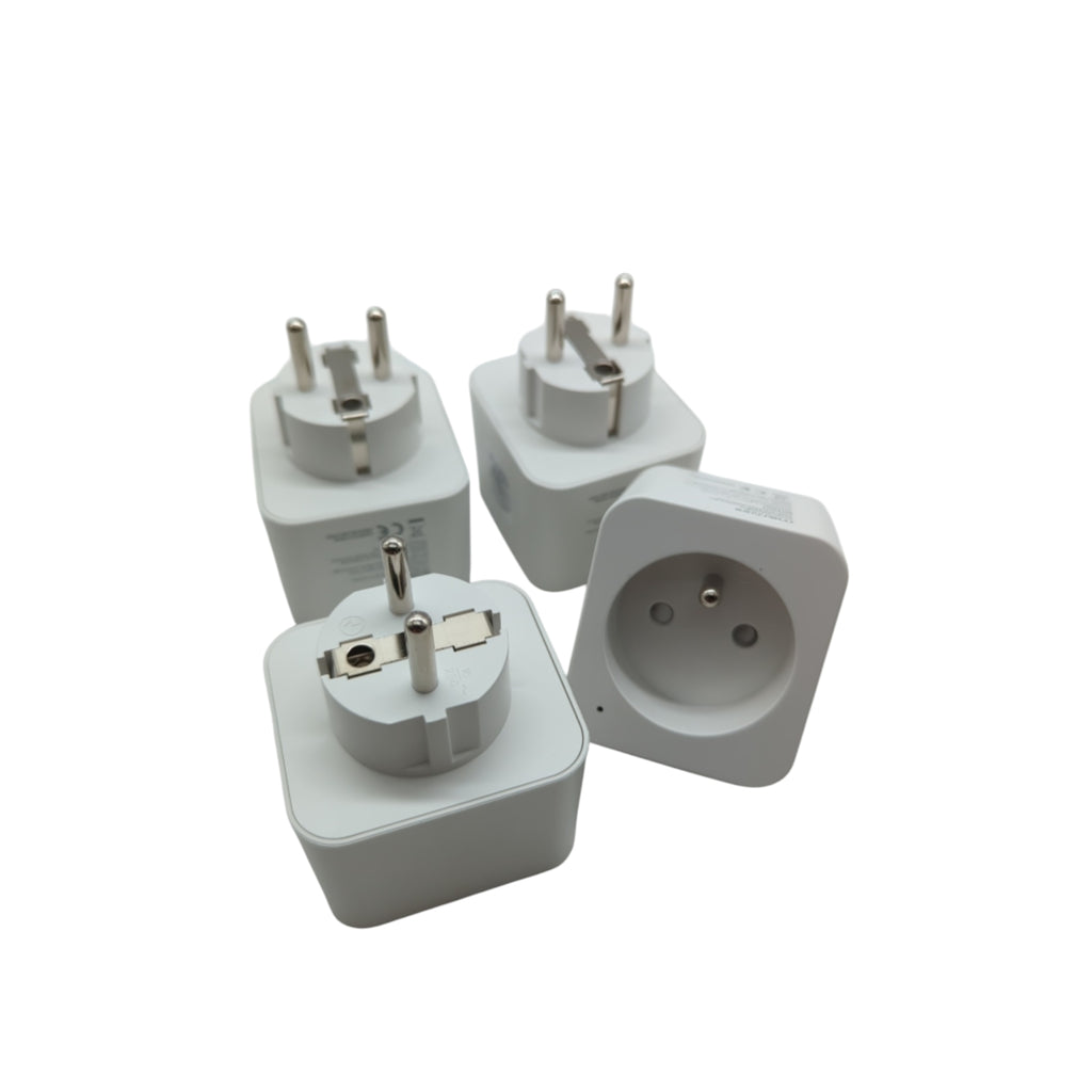 Meross Smart Steckdose Typ E 16A WLAN 4er-Pack Verbrauchsmessung