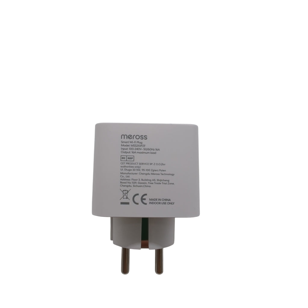 Meross Smart Steckdose Typ E 16A WLAN 4er-Pack Verbrauchsmessung