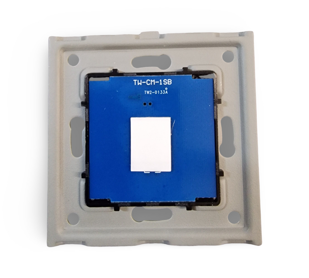 JIMEIDA Touch-Lichtschalter 1-Gang 1-Weg Glas LED ohne Neutralleiter