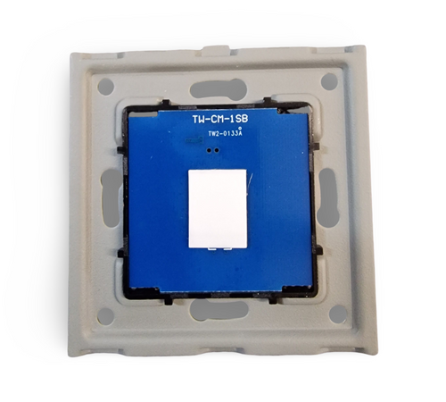 JIMEIDA Touch-Lichtschalter 1-Gang 1-Weg Glas LED ohne Neutralleiter