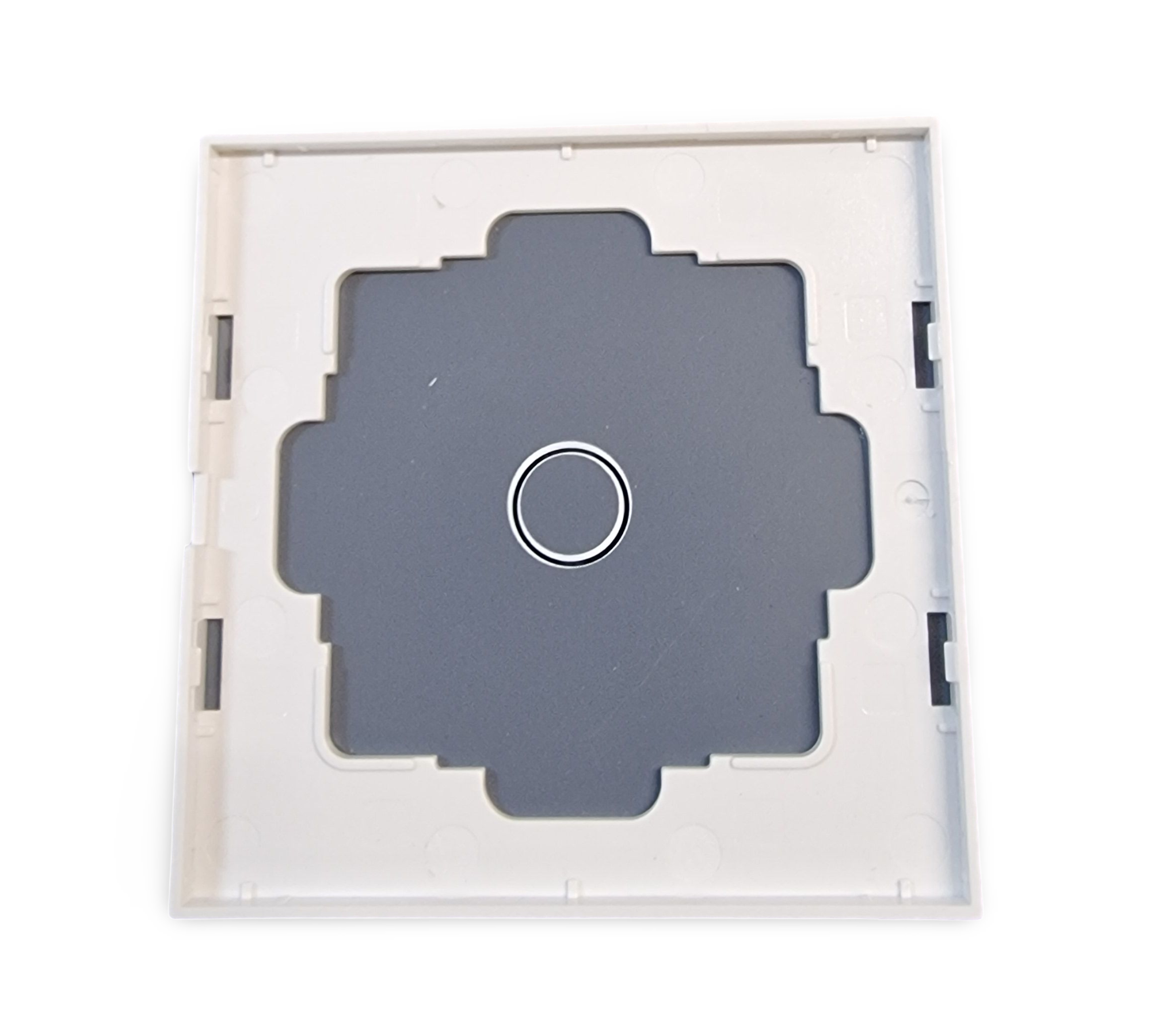 JIMEIDA Touch-Lichtschalter 1-Gang 1-Weg Glas LED ohne Neutralleiter