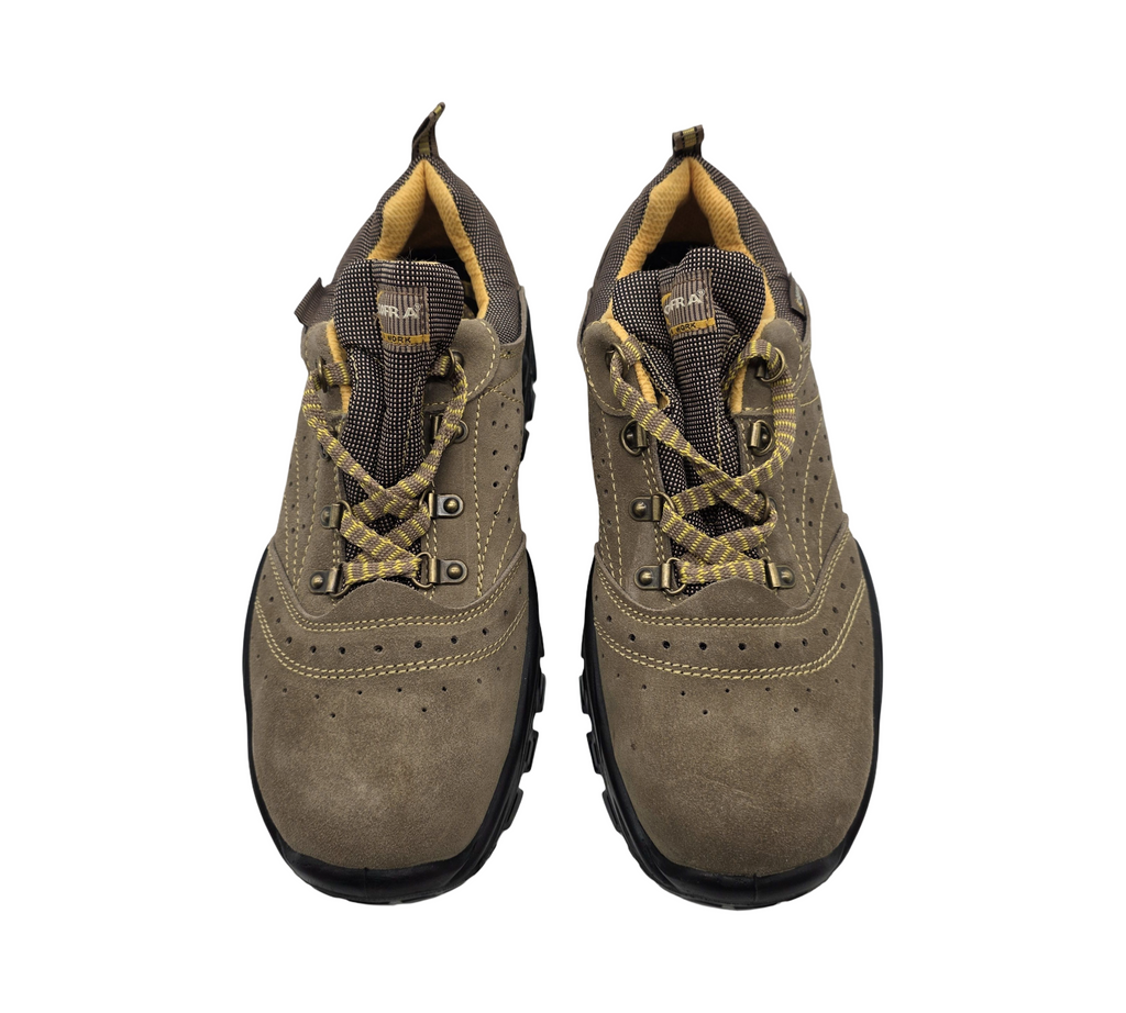 Cofra New Nilo S1 P SRC Sicherheitsschuhe, Beige/Gelb, Größe 43