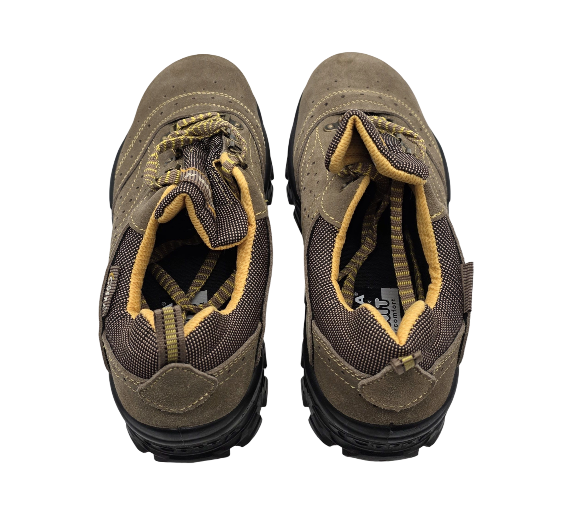 Cofra New Nilo S1 P SRC Sicherheitsschuhe, Beige/Gelb, Größe 43