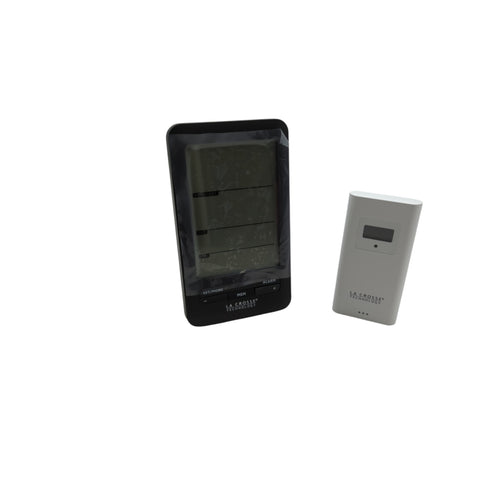 La Crosse WS6210 Weather Station with Moon Phases Indoor Climate Black