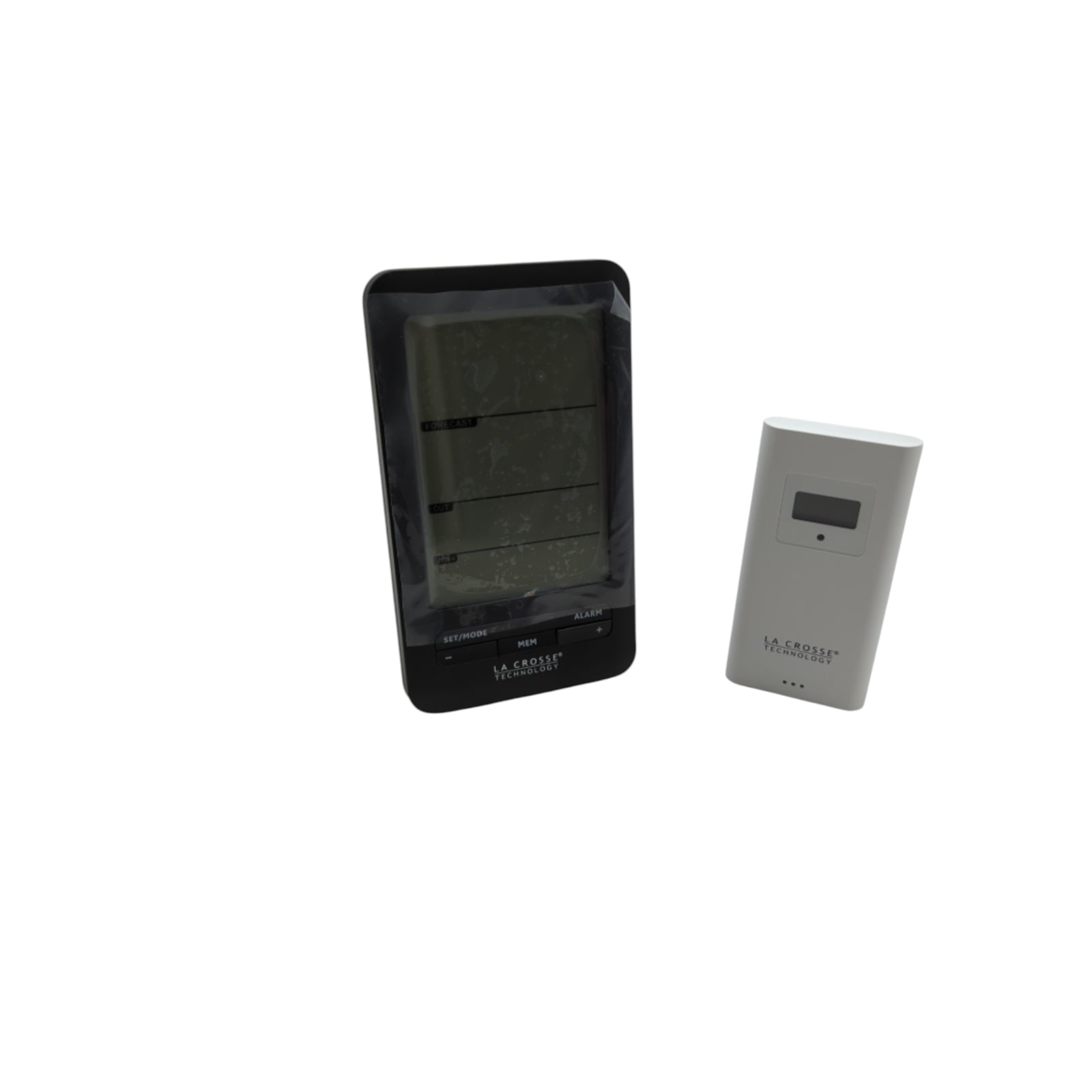 La Crosse WS6210 Wetterstation mit Mondphasen Innenraum Klima Schwarz