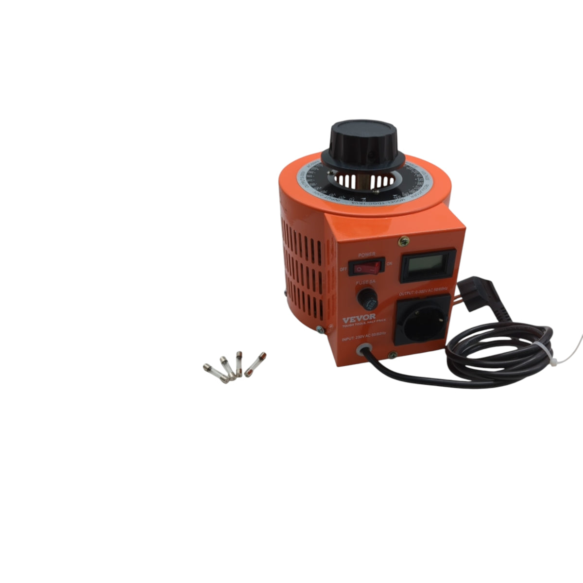 VEVOR 1000VA Spannungswandler 230V 0-300V 3,3A mit 4 Sicherungen