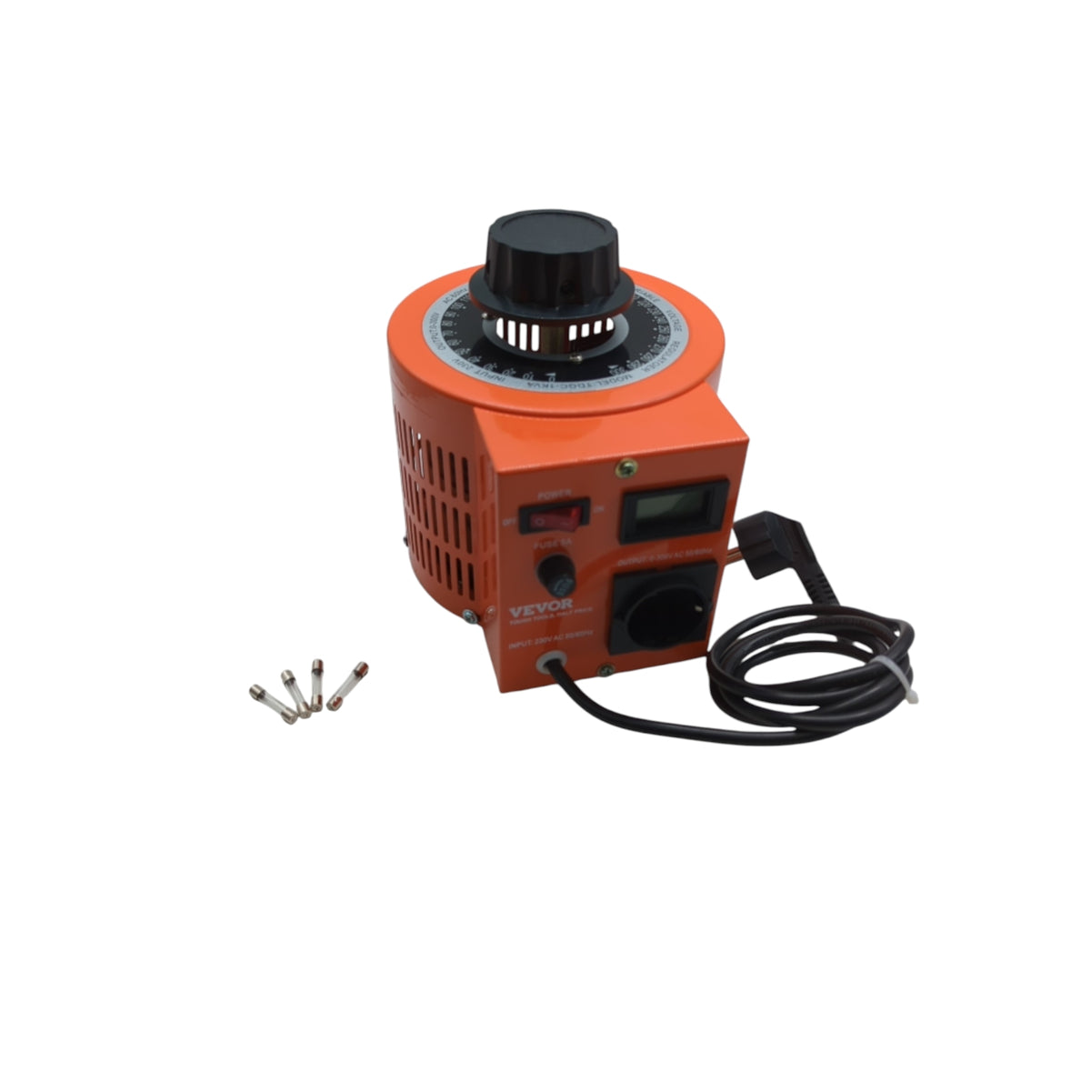VEVOR 1000VA Spannungswandler 230V 0-300V 3,3A mit 4 Sicherungen