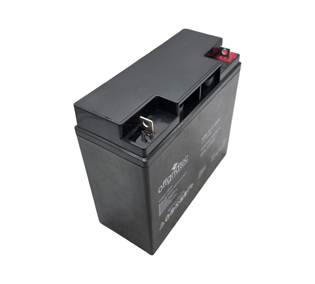 Offgridtec® 17Ah 12V AGM Bleiakku zyklenfest für USV und Motorrad