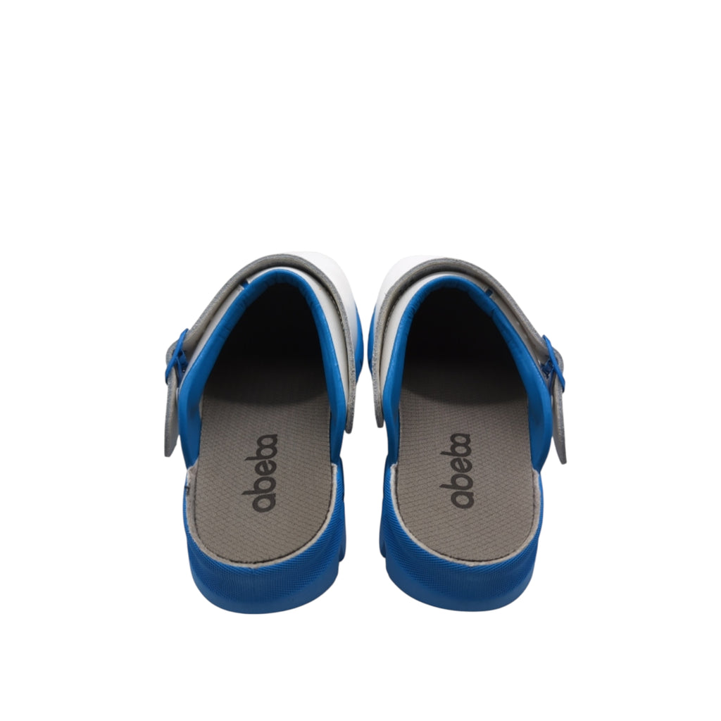 ABEBA 37312 ESD Dynamic Clogs Arbeitsschuhe, weiß blau, Größe 42