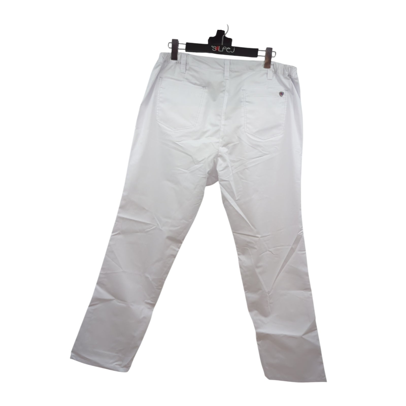 BP 1734-686-21-50n Damen-Chinos aus Stretch-Stoff, 230,00 g/m², weiß, Größe 50n