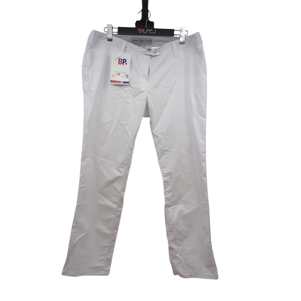 BP 1734-686-21-48n Damen-Chinos aus Stretch-Stoff, 230,00 g/m², weiß, Größe 48n