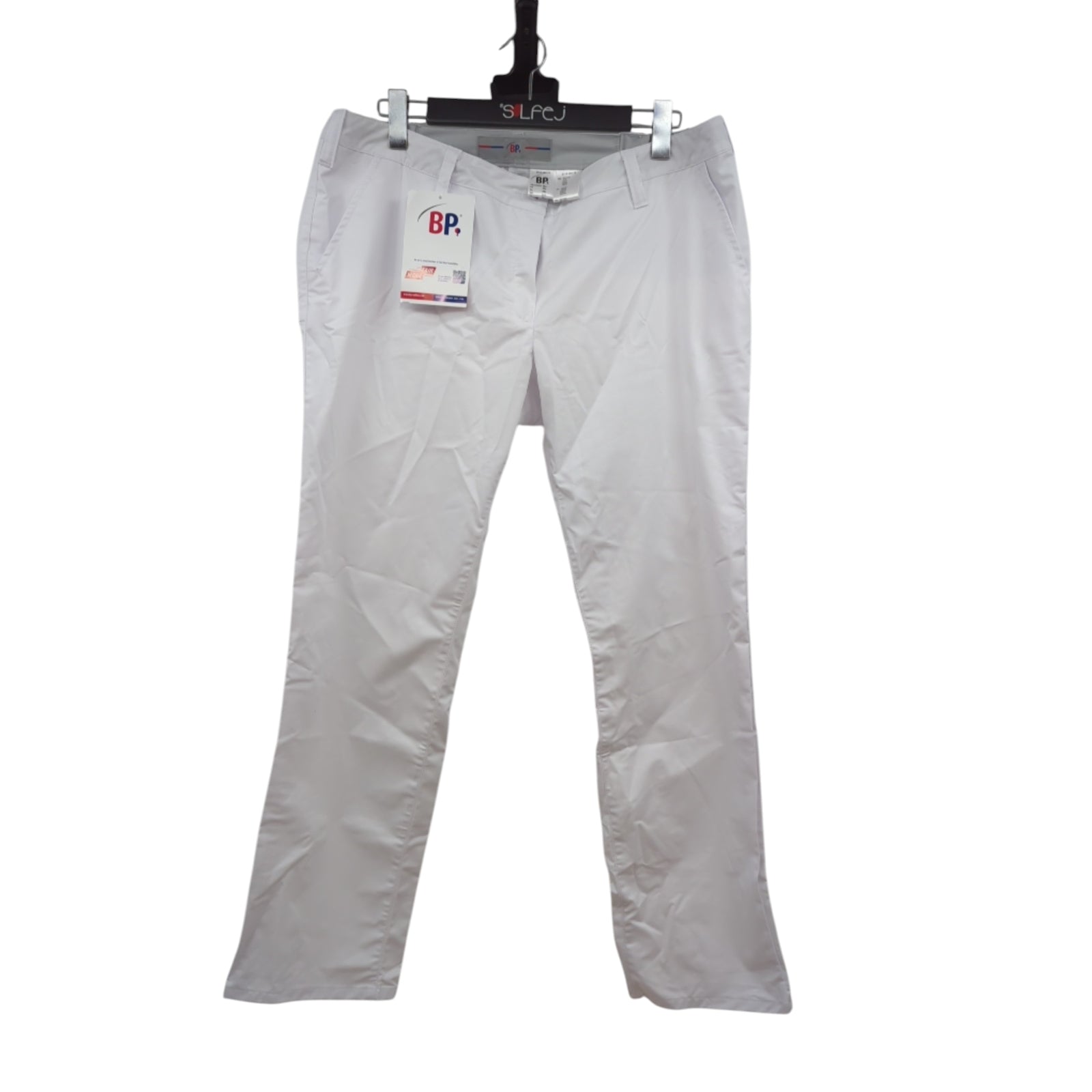 BP 1734-686-21-48n Damen-Chinos aus Stretch-Stoff, 230,00 g/m², weiß, Größe 48n