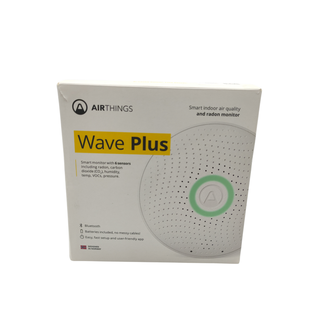Airthings Wave Plus 2930 Luftqualitätsmessgerät Radon Sensor
