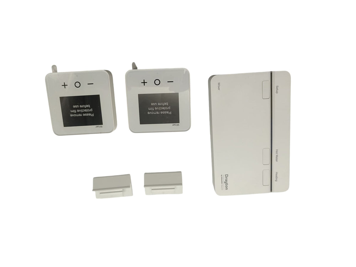Drayton Wiser Smart-Thermostat Doppelthermostat Heizung Warmwasser  Zwei Zonen