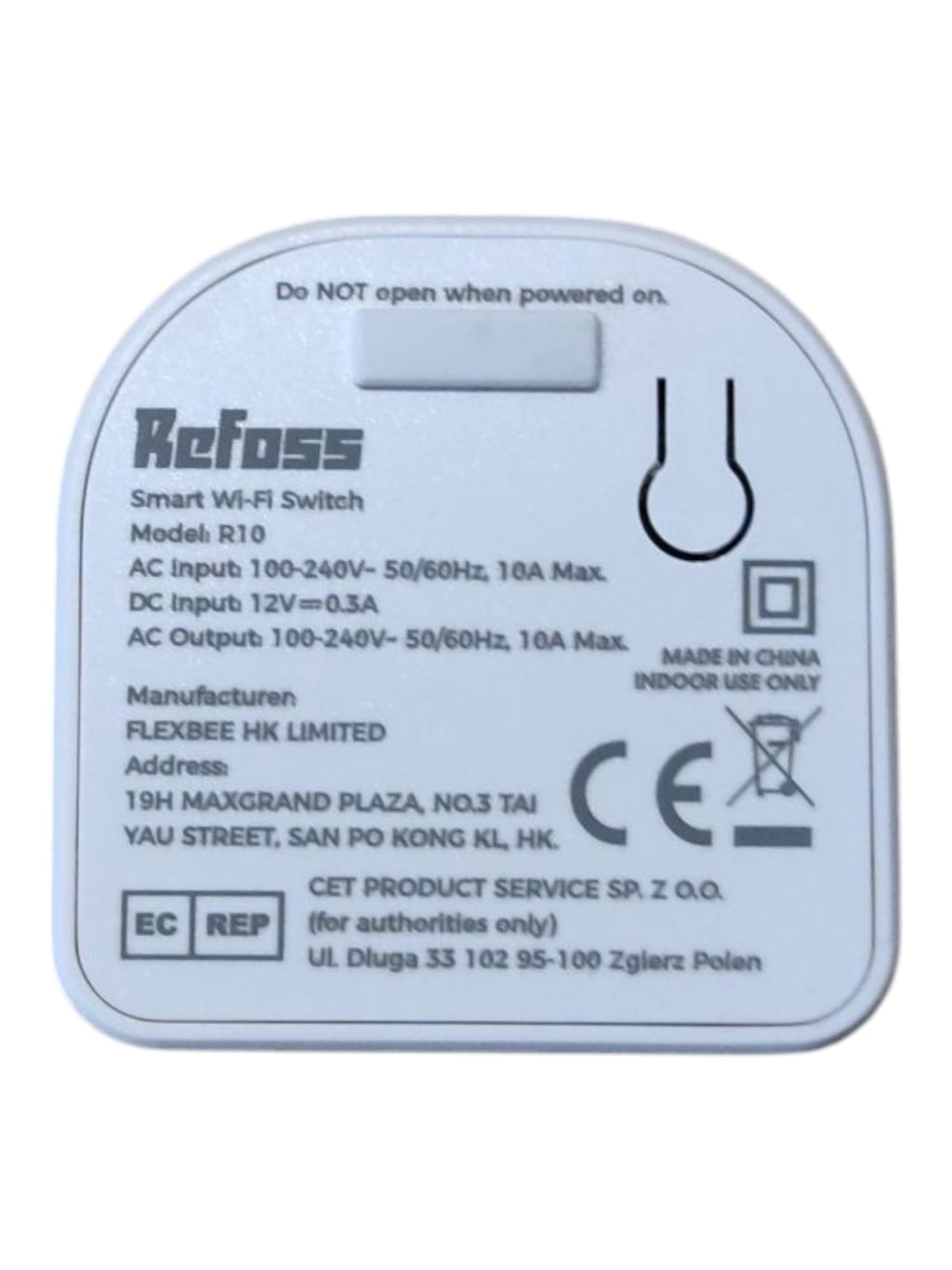 Refoss Smart Relais Schalter mit Strommessung Mini
