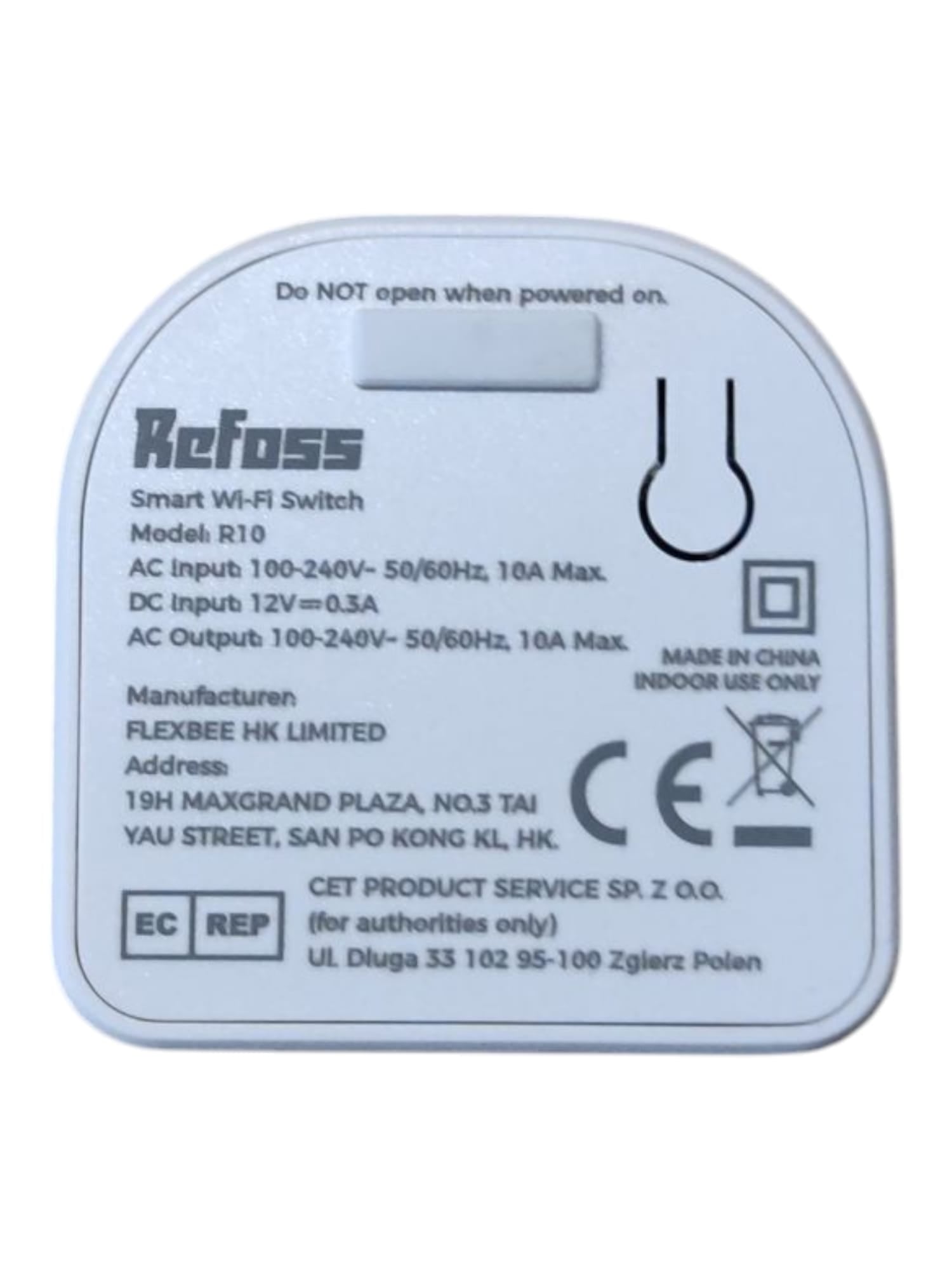 Refoss Smart Relais Schalter mit Strommessung Mini