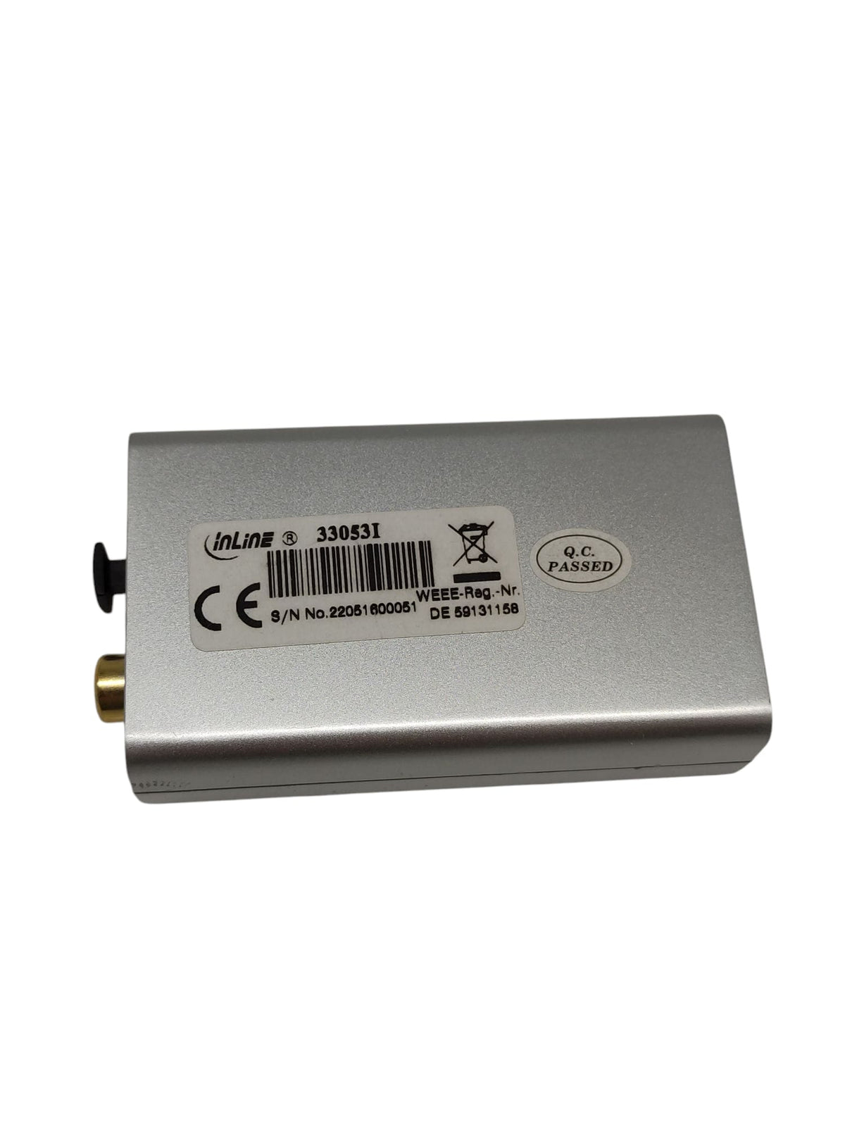 InLine Audio-Konverter USB zu digital koaxial Toslink I2S Hi-Fi 24 Bit 192 kHz