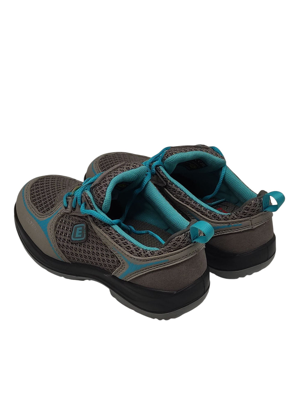 Sicherheitsschuhe ELTEN MILA aqua Low ESD S1, Damen,  grau/türkis, Größe 37