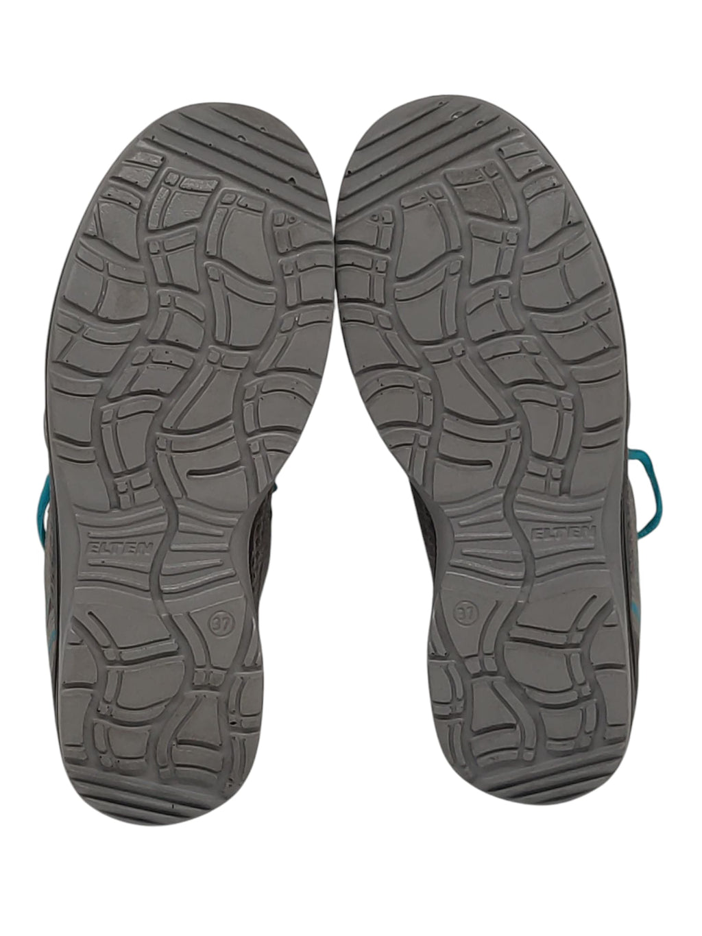 Sicherheitsschuhe ELTEN MILA aqua Low ESD S1, Damen,  grau/türkis, Größe 37