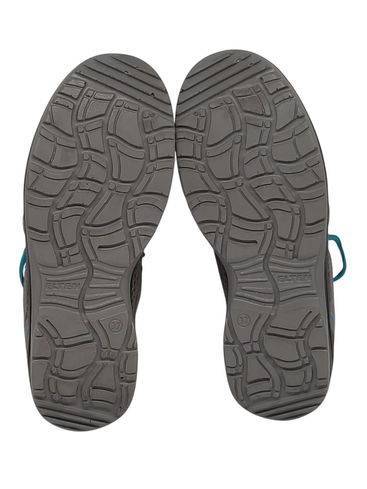 Sicherheitsschuhe ELTEN MILA aqua Low ESD S1, Damen,  grau/türkis, Größe 37