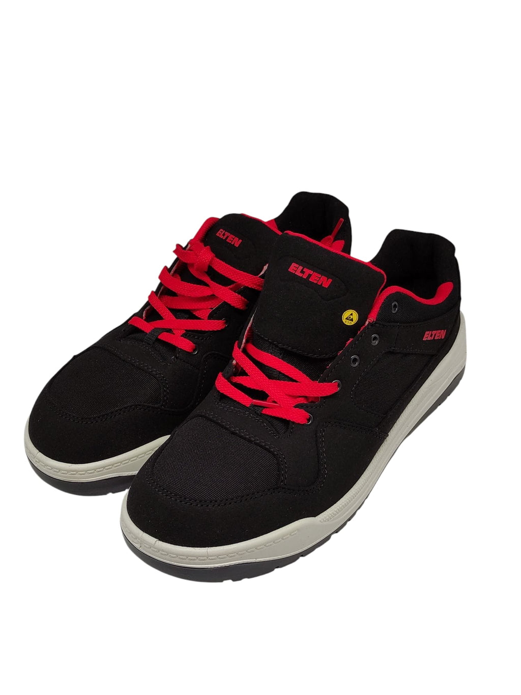 ELTEN Unisex Erwachsene Maverick Schwarz Niedrige ESD S3 Sicherheitsschuhe 45