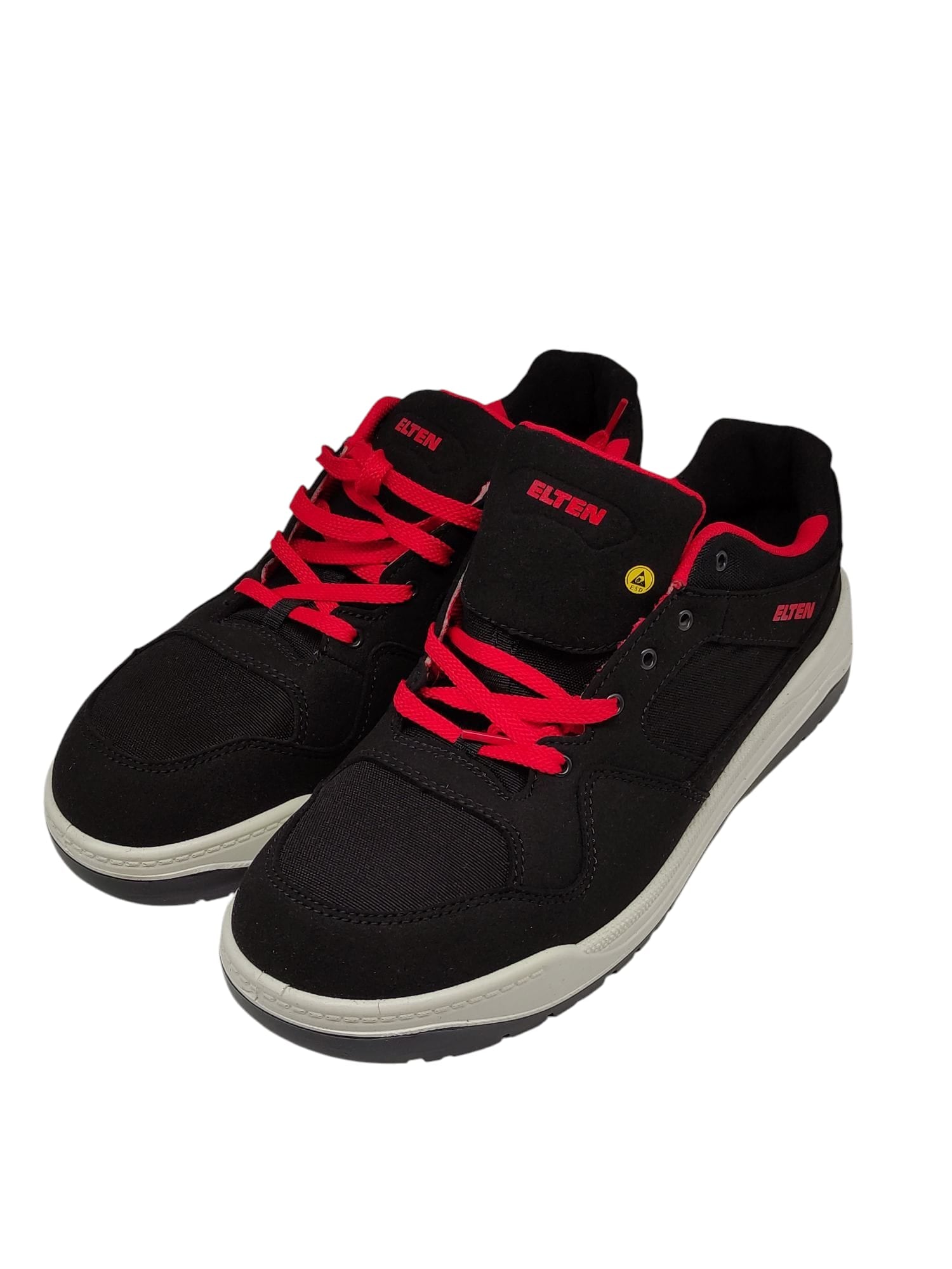 ELTEN Unisex Erwachsene Maverick Schwarz Niedrige ESD S3 Sicherheitsschuhe 45