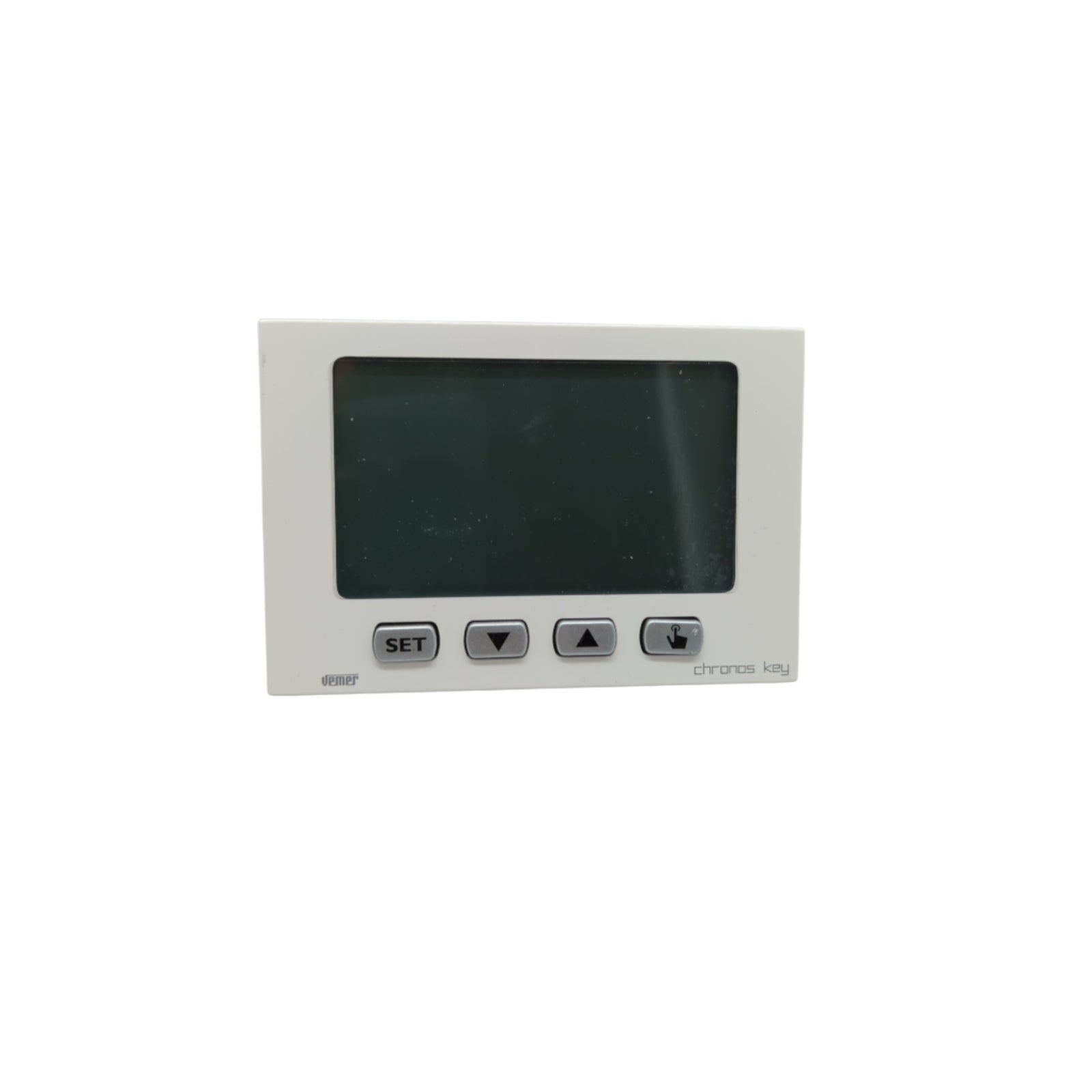 VEMER VE725800 CHRONOS KEY Digitaler Wand-Thermostat batteriebetrieben Weiß