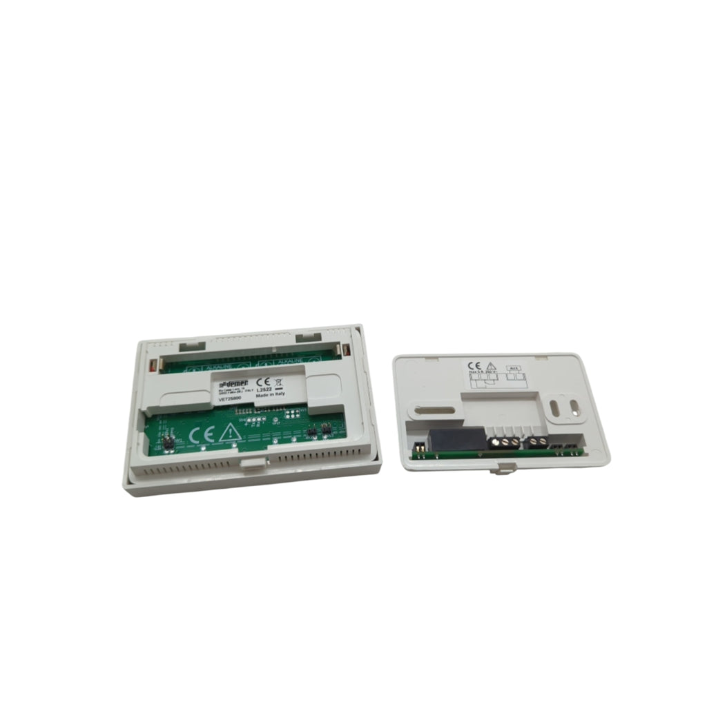VEMER VE725800 CHRONOS KEY Digitaler Wand-Thermostat batteriebetrieben Weiß